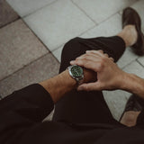Edifice Automatico Acciaio Verde EFK-100D-3A