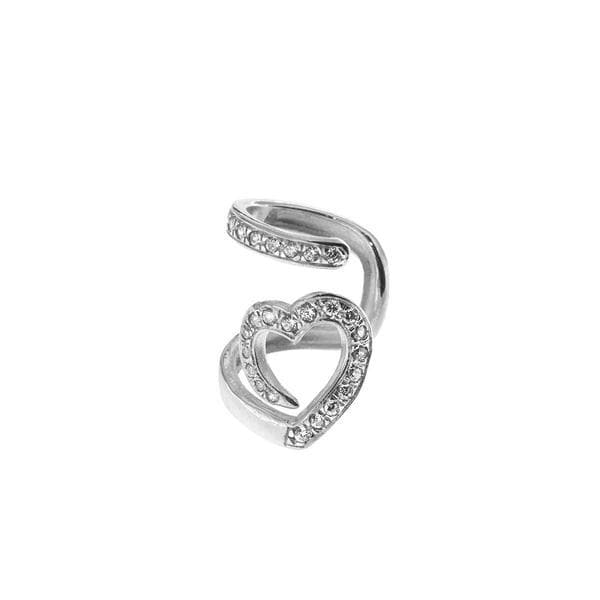 Earcuff Cuore Snake-Orecchini-RUE DES MILLE- [SKU] -Gioielleria Granarelli