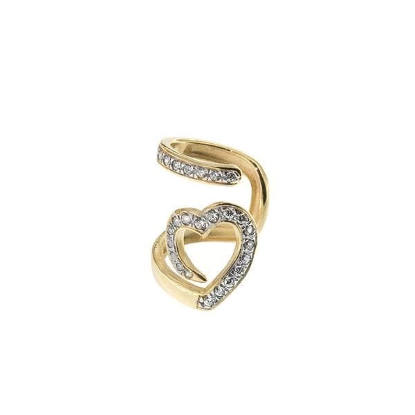 Earcuff Cuore Snake-Orecchini-RUE DES MILLE- [SKU] -Gioielleria Granarelli