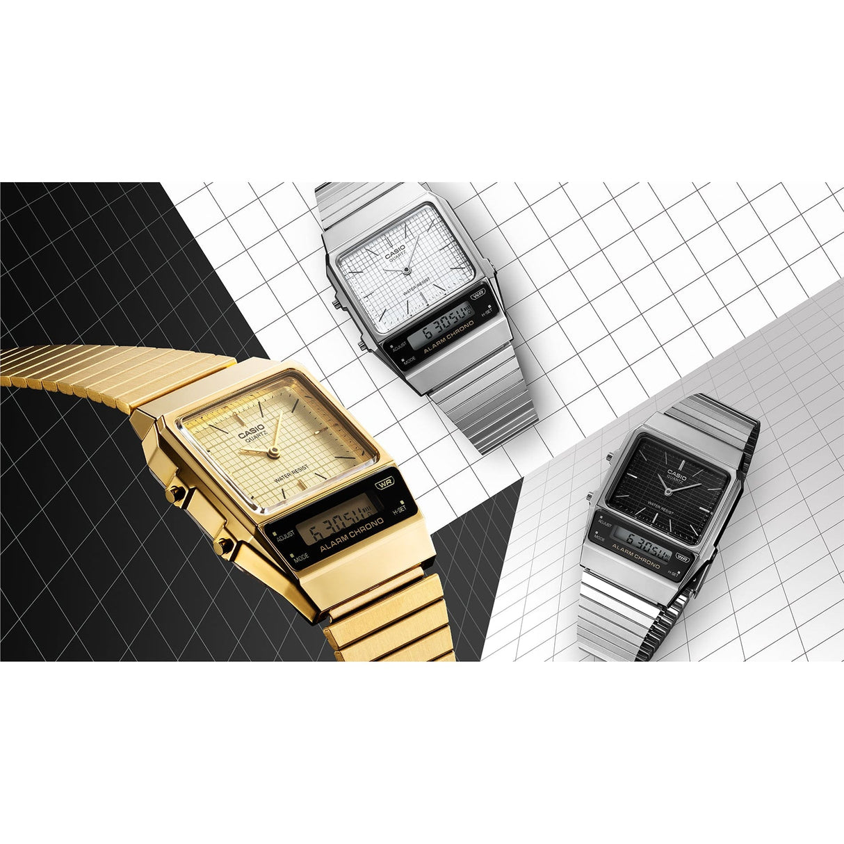 Edgy Collection Acciaio Silver-Orologi-CASIO-Gioielleria Granarelli