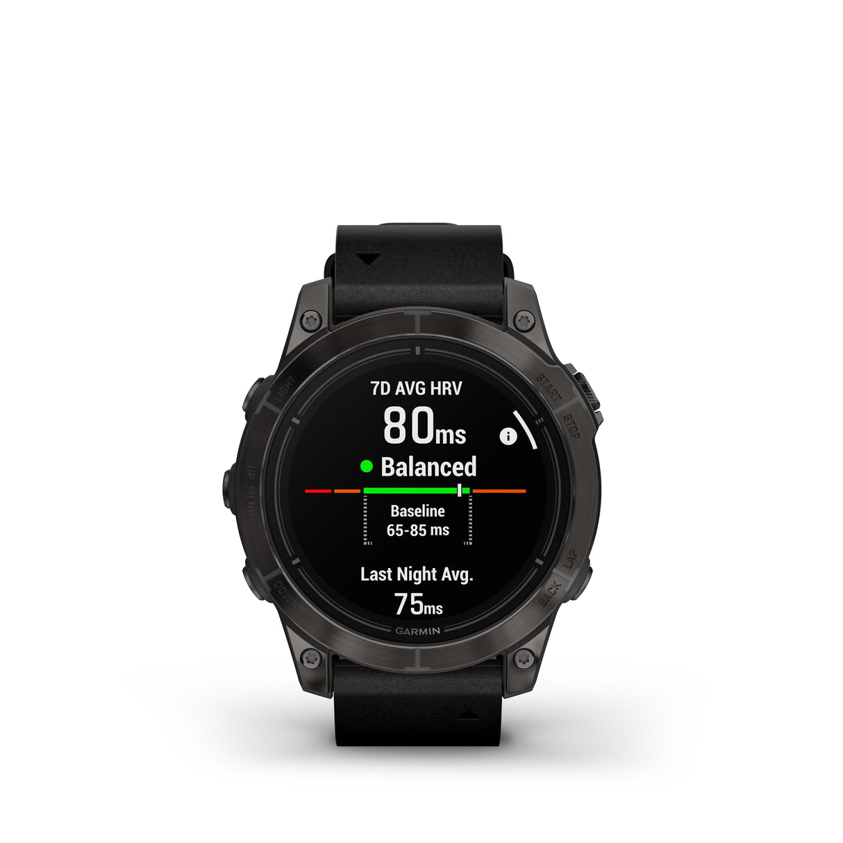 epix™ Pro (Gen 2) – Sapphire Edition | 47 mm Carbon Gray DLC Titanium con cinturino Black Leather-Orologi-GARMIN-Gioielleria Granarelli