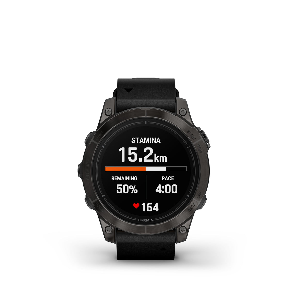 epix™ Pro (Gen 2) – Sapphire Edition | 47 mm Carbon Gray DLC Titanium con cinturino Black Leather-Orologi-GARMIN-Gioielleria Granarelli