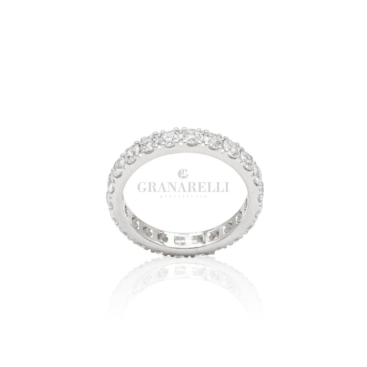 Fedina Girodito con Diamanti Bianchi 1.75kt in oro Bianco-Anelli-CRIVELLI-Gioielleria Granarelli