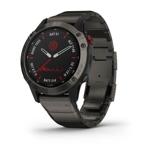 Fenix 6 Pro Solar Edition-Orologi-GARMIN- [SKU] -Gioielleria Granarelli