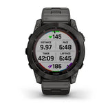 Orologi Fenix 7X Solar Vetro Zaffiro Titanium Black DLC con bracciale GARMIN