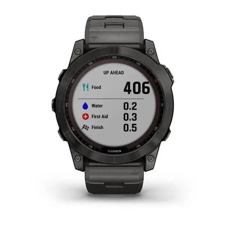 Orologi Fenix 7X Solar Vetro Zaffiro Titanium Black DLC con bracciale GARMIN