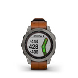 Fenix 7X Solar Vetro Zaffiro Titanium Pelle-GARMIN-010-02541-19-Gioielleria Granarelli