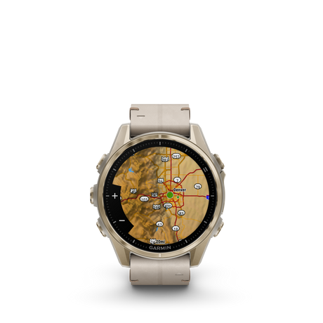 fēnix® 8 - 43 mm, AMOLED Soft Gold-Orologi-GARMIN-Gioielleria Granarelli