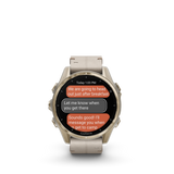 fēnix® 8 - 43 mm, AMOLED Soft Gold-Orologi-GARMIN-Gioielleria Granarelli