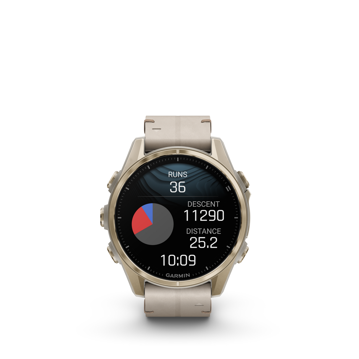 fēnix® 8 - 43 mm, AMOLED Soft Gold-Orologi-GARMIN-Gioielleria Granarelli