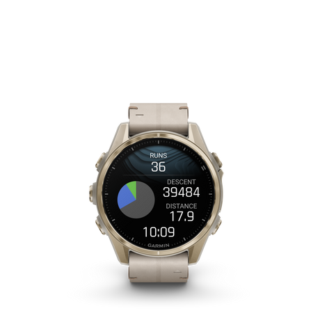 fēnix® 8 - 43 mm, AMOLED Soft Gold-Orologi-GARMIN-Gioielleria Granarelli