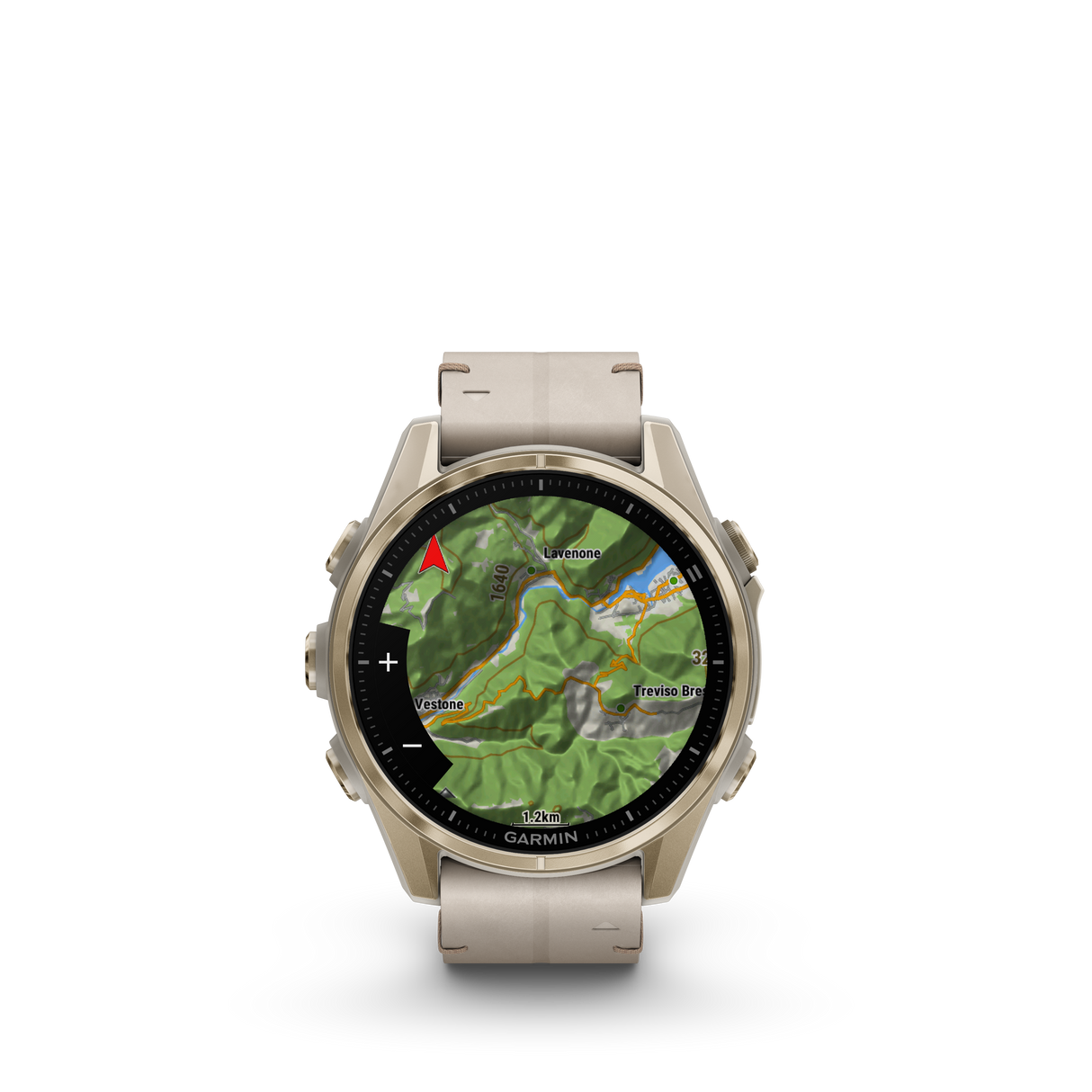 fēnix® 8 - 43 mm, AMOLED Soft Gold-Orologi-GARMIN-Gioielleria Granarelli