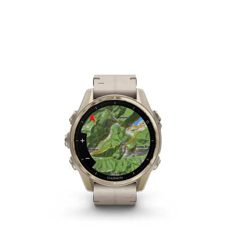 fēnix® 8 - 43 mm, AMOLED Soft Gold-Orologi-GARMIN-Gioielleria Granarelli