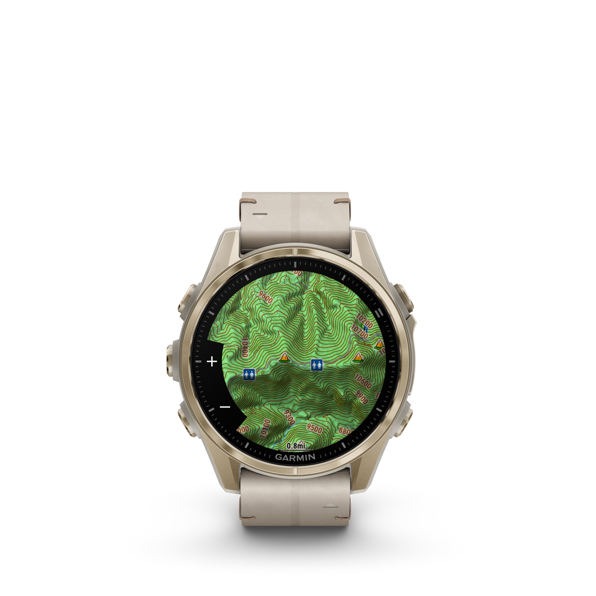 fēnix® 8 - 43 mm, AMOLED Soft Gold-Orologi-GARMIN-Gioielleria Granarelli