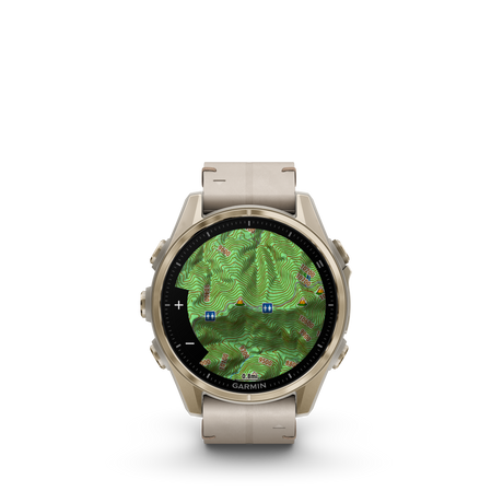 fēnix® 8 - 43 mm, AMOLED Soft Gold-Orologi-GARMIN-Gioielleria Granarelli