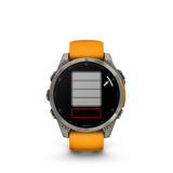 fēnix® 8 - 47 mm, AMOLED Titanium & Spark Orange-Orologi-GARMIN-Gioielleria Granarelli
