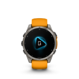 fēnix® 8 - 47 mm, AMOLED Titanium & Spark Orange-Orologi-GARMIN-Gioielleria Granarelli