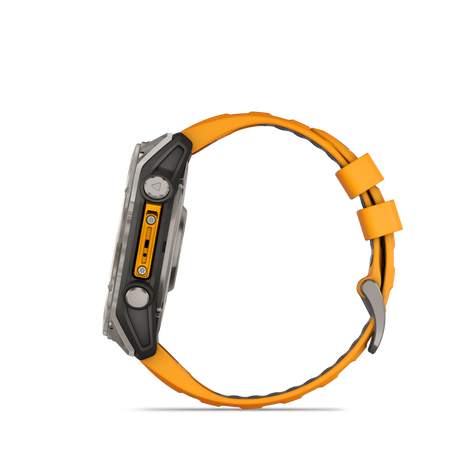 fēnix® 8 - 51 mm, AMOLED Titanium & Spark Orange-Orologi-GARMIN-Gioielleria Granarelli