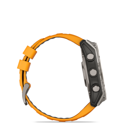 fēnix® 8 - 51 mm, AMOLED Titanium & Spark Orange-Orologi-GARMIN-Gioielleria Granarelli