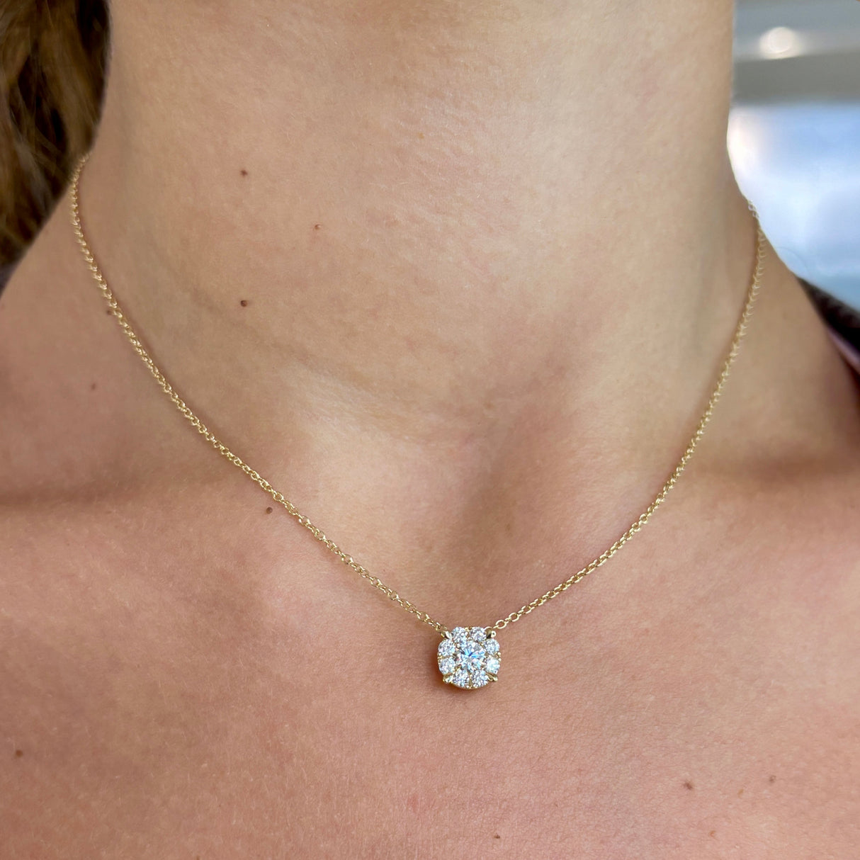Girocollo Magia di Diamanti 0.65kt in oro giallo