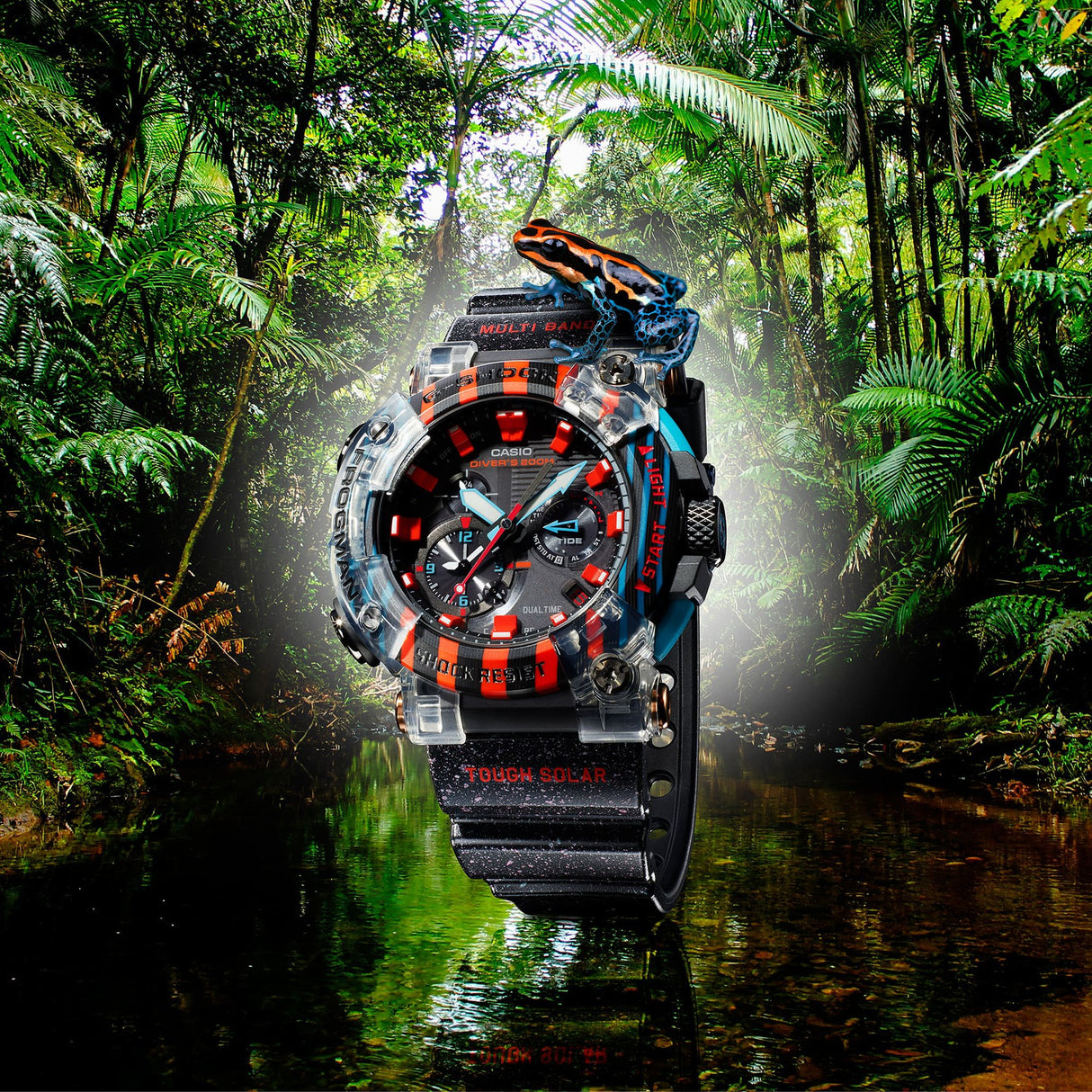 G-SHOCK MASTER OF G - SEA FROGMAN GWF-A1000APF-1A-Orologi-CASIO-Gioielleria Granarelli