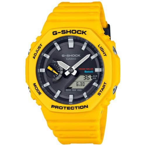 G-Shock Bluetooth Yellow-Orologi-CASIO- [SKU] -Gioielleria Granarelli