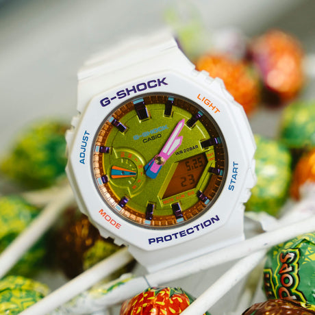 G-Shock Protection Donna Bianco White-Orologi-CASIO-Gioielleria Granarelli