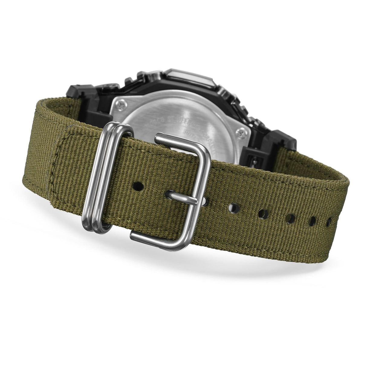 G-Shock Protection Grey Metal Collection cinturino Tessuto Verde-Orologi-CASIO-Gioielleria Granarelli