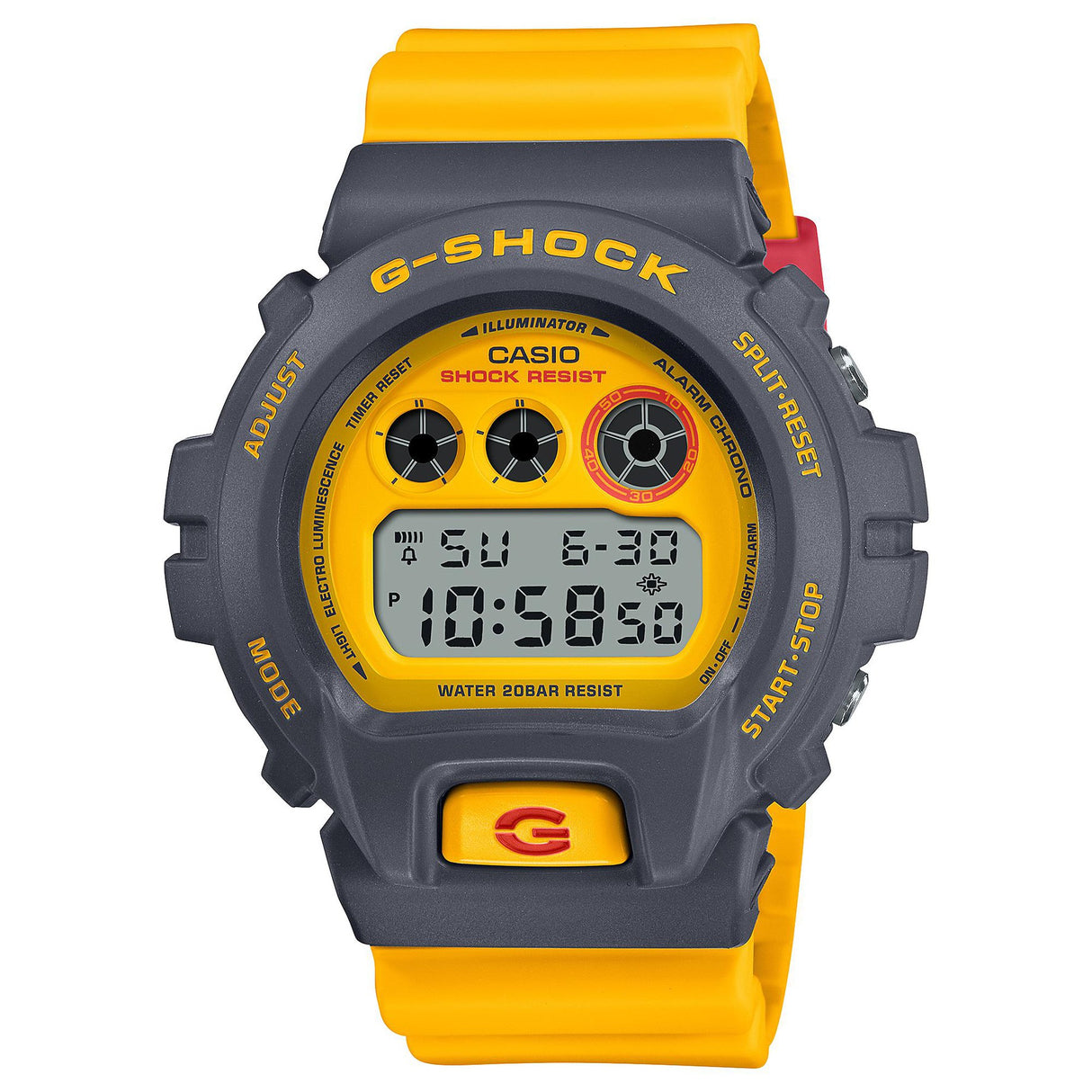 G-Shock Protection Origin Grey and Yellow-Orologi-CASIO-Gioielleria Granarelli