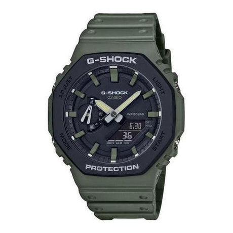 G-Shock Verde Militare-Orologi-CASIO- [SKU] -Gioielleria Granarelli