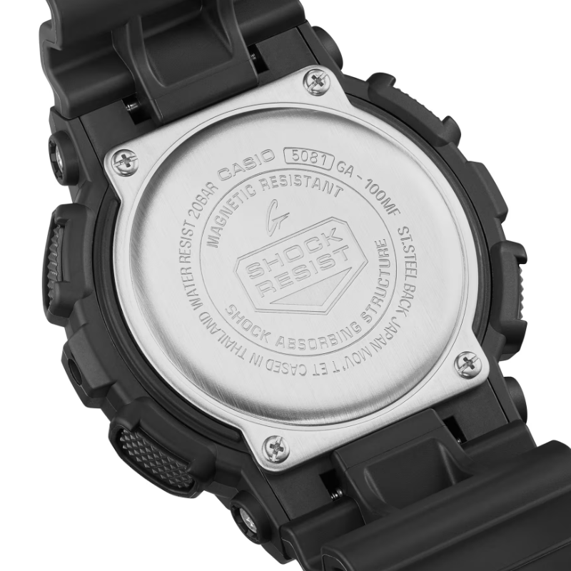 G-Shock Classic GA-100 Black-Orologi-CASIO-Gioielleria Granarelli