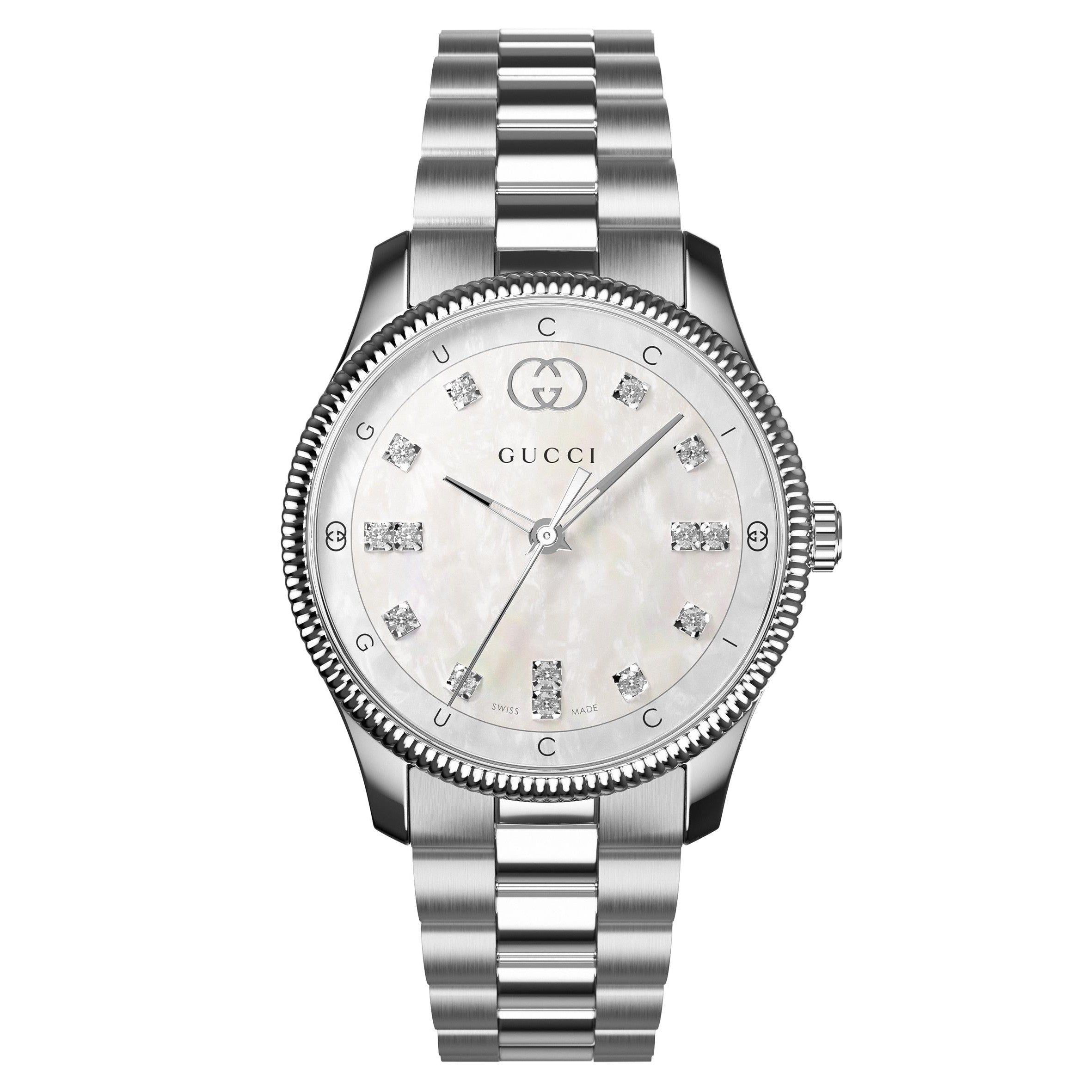 Gucci GRIERELLI JEWELERY WOMAN WATCH 25H LADY golden steel