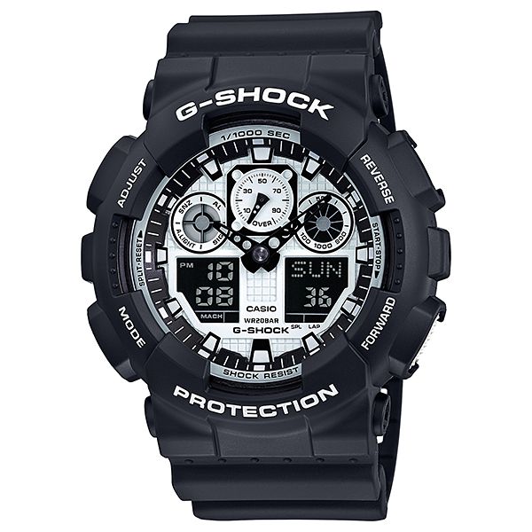 G-Shock GA-100 Protection Black-Orologi-CASIO-Gioielleria Granarelli