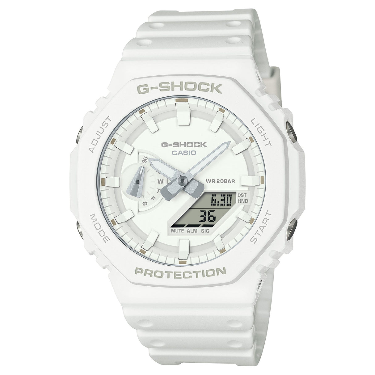 G-Shock Tone-on-Tone Bianco-Orologi-CASIO-Gioielleria Granarelli