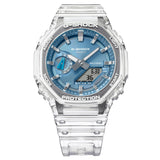 Classic Serie Ga-2100 Trasparente Blu