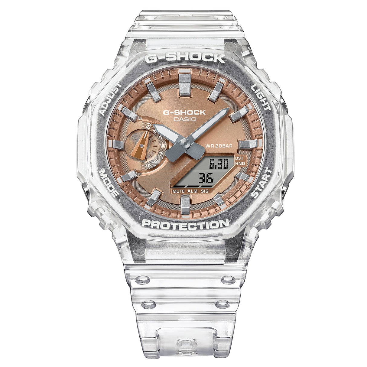 Classic Serie Ga-2100 Trasparente Rosa
