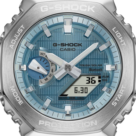 G-Shock G-STEEL Tough Solar Azzurro-Orologi-CASIO-Gioielleria Granarelli