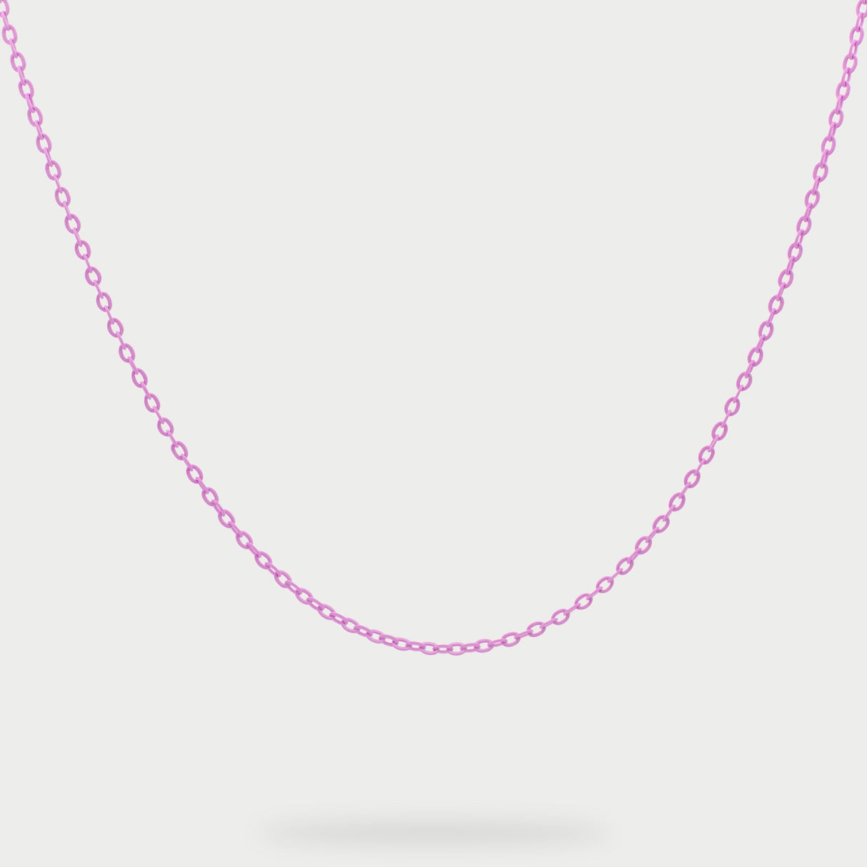 Girocollo smaltato chain base