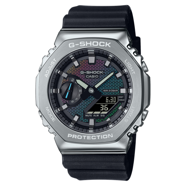 G-Steel Acciaio Gomma-Orologi-CASIO-Gioielleria Granarelli