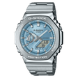 G-Steel GM-2100 Azzurro Acciaio-Orologi-CASIO-Gioielleria Granarelli