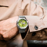 G-Steel GM-2100 Verde Acciaio-Orologi-CASIO-Gioielleria Granarelli