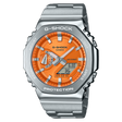 G-Steel GM-2100 Arancio Acciaio-Orologi-CASIO-Gioielleria Granarelli