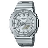 G-Steel GM-2100 Silver Acciaio-Orologi-CASIO-Gioielleria Granarelli