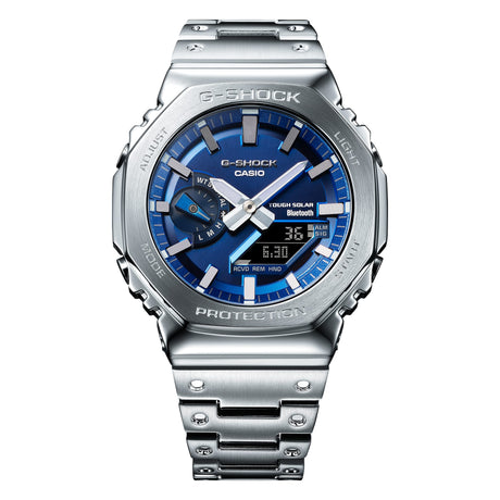 G-Shock Classic GM-B2100 Blu Acciaio-Orologi-CASIO-Gioielleria Granarelli