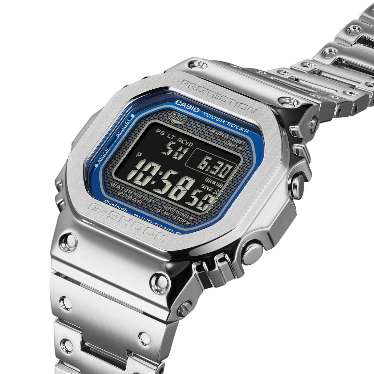 G-Shock Origin GMW-B5000D Blu Acciaio-Orologi-CASIO-Gioielleria Granarelli