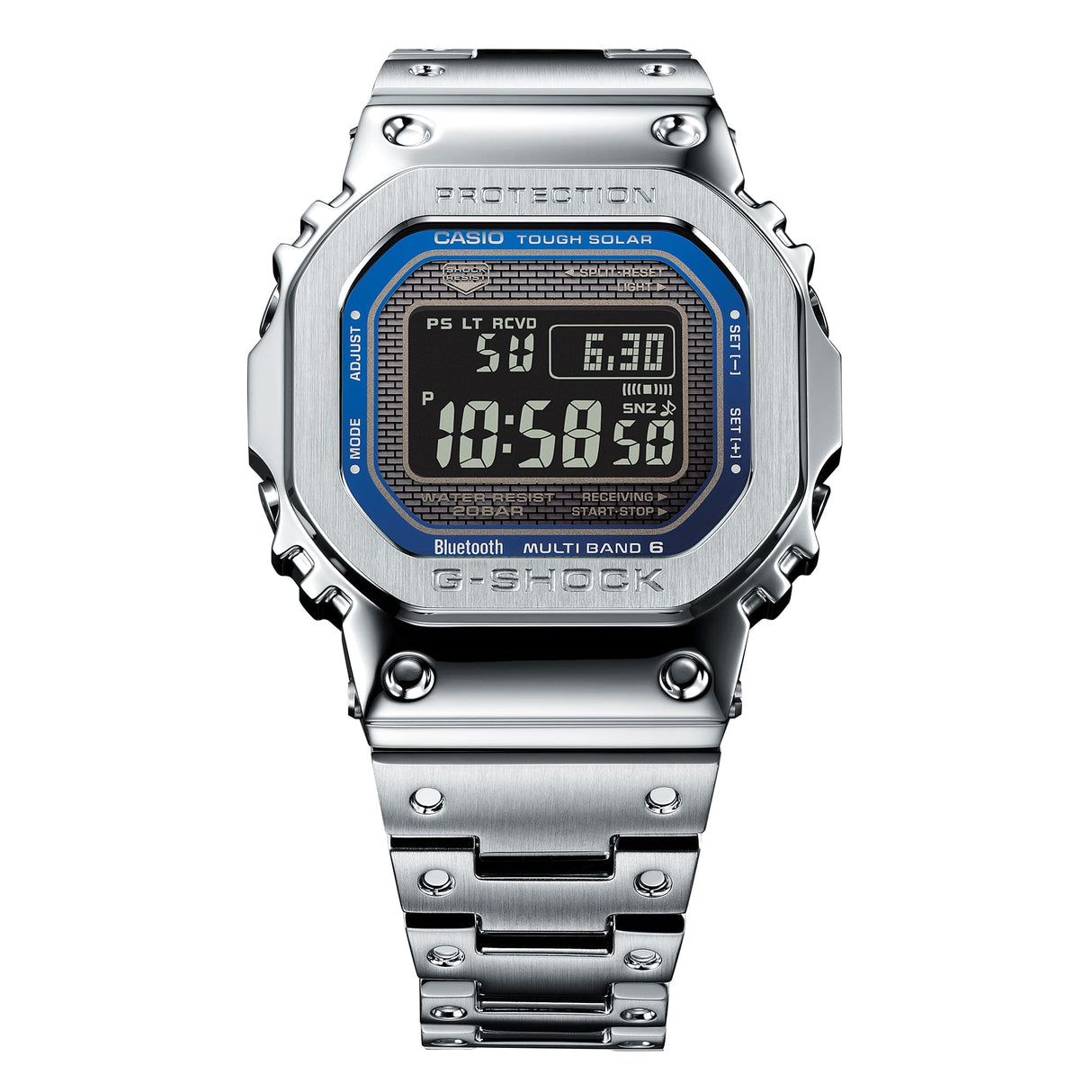 G-Shock Origin GMW-B5000D Blu Acciaio-Orologi-CASIO-Gioielleria Granarelli