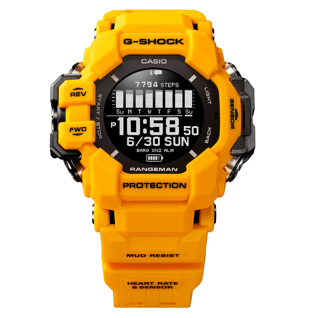 G-Shock Master Of G - Terra Rangeman Giallo-Orologi-CASIO-Gioielleria Granarelli