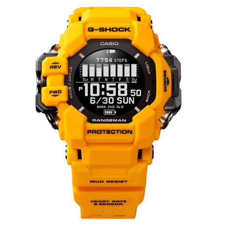 G-Shock Master Of G - Terra Rangeman Giallo-Orologi-CASIO-Gioielleria Granarelli