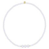 Girocollo elastico choker 3 Perle - Whiteside-Girocolli-RUE DES MILLE-Gioielleria Granarelli