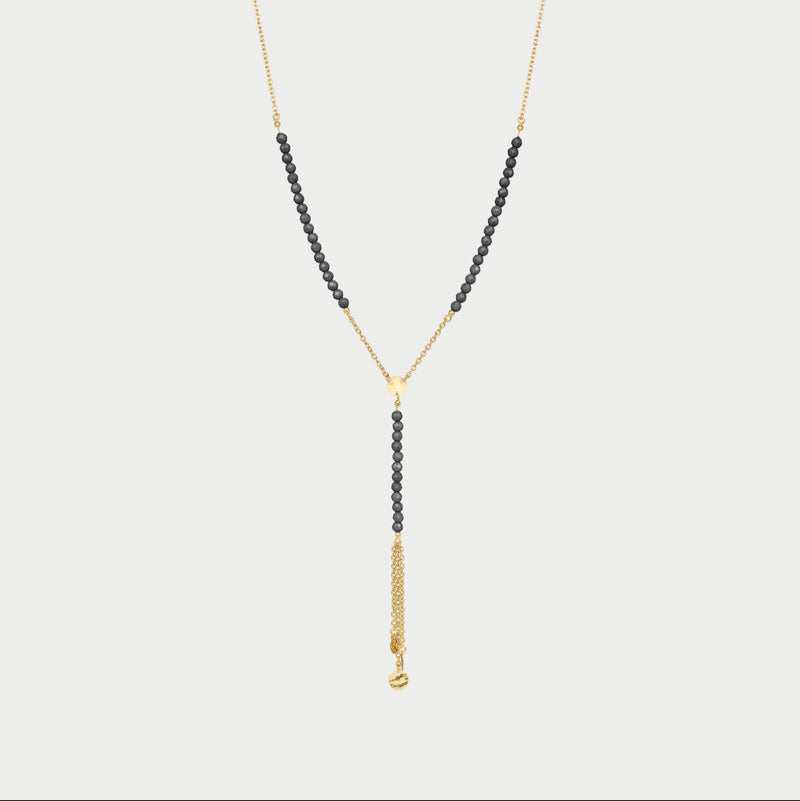 Collana rosario con Pepite di Zirconi Milky